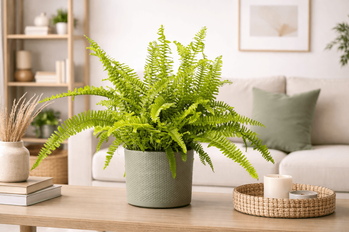 Cómo cuidar el helecho de Boston para que siempre esté verde y frondoso