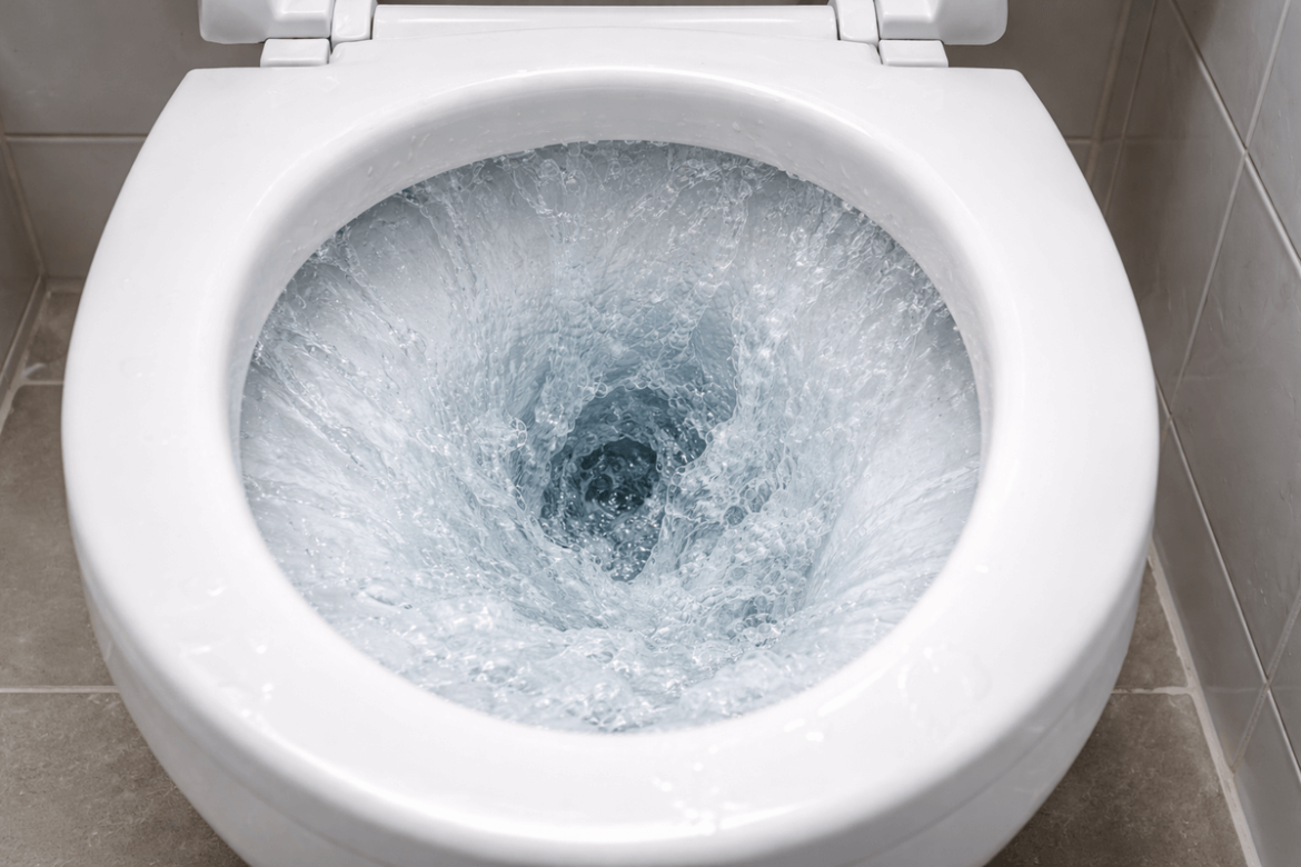 Cómo limpiar los chorros de la taza del inodoro para una descarga más eficiente