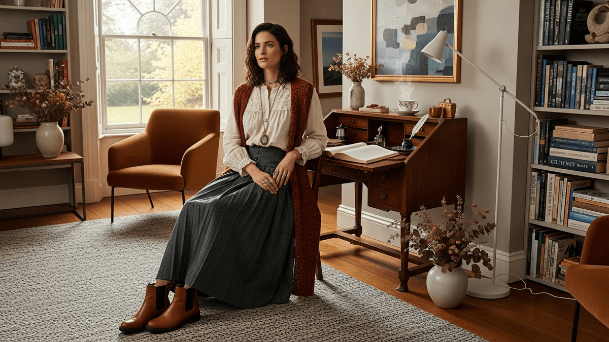 “Poetcore”: cómo incorporar esta tendencia del 2026 en tu armario y tu casa