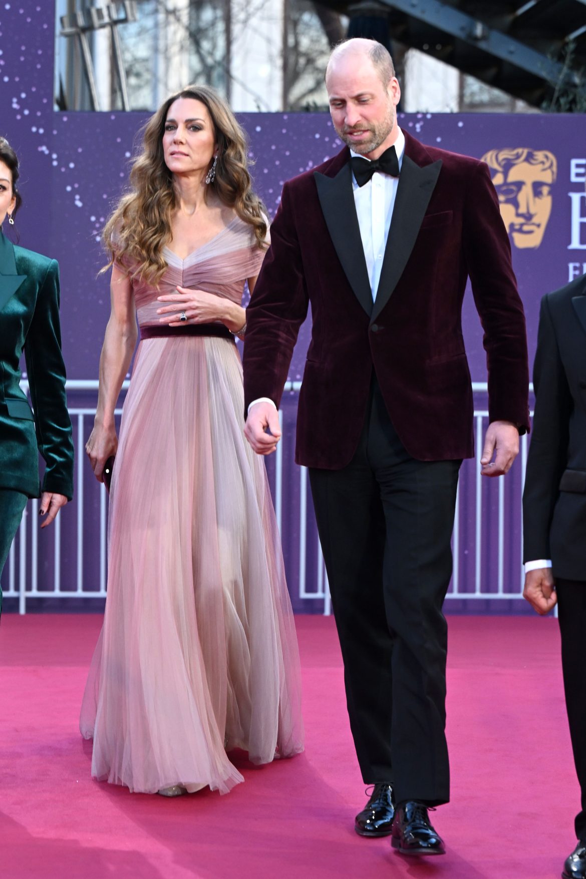 ​Kate Middleton reutiliza un vestido de Gucci para deslumbrar en su vuelta a los BAFTA 2026 junto al príncipe Guillermo 
