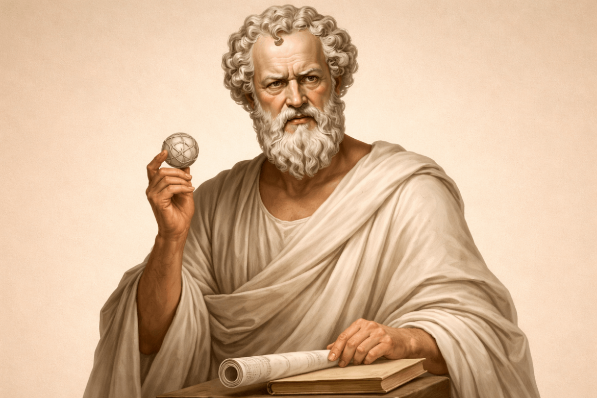 Demócrito, erudito griego: “el deseo desmesurado es la marca de un niño, no de un hombre”