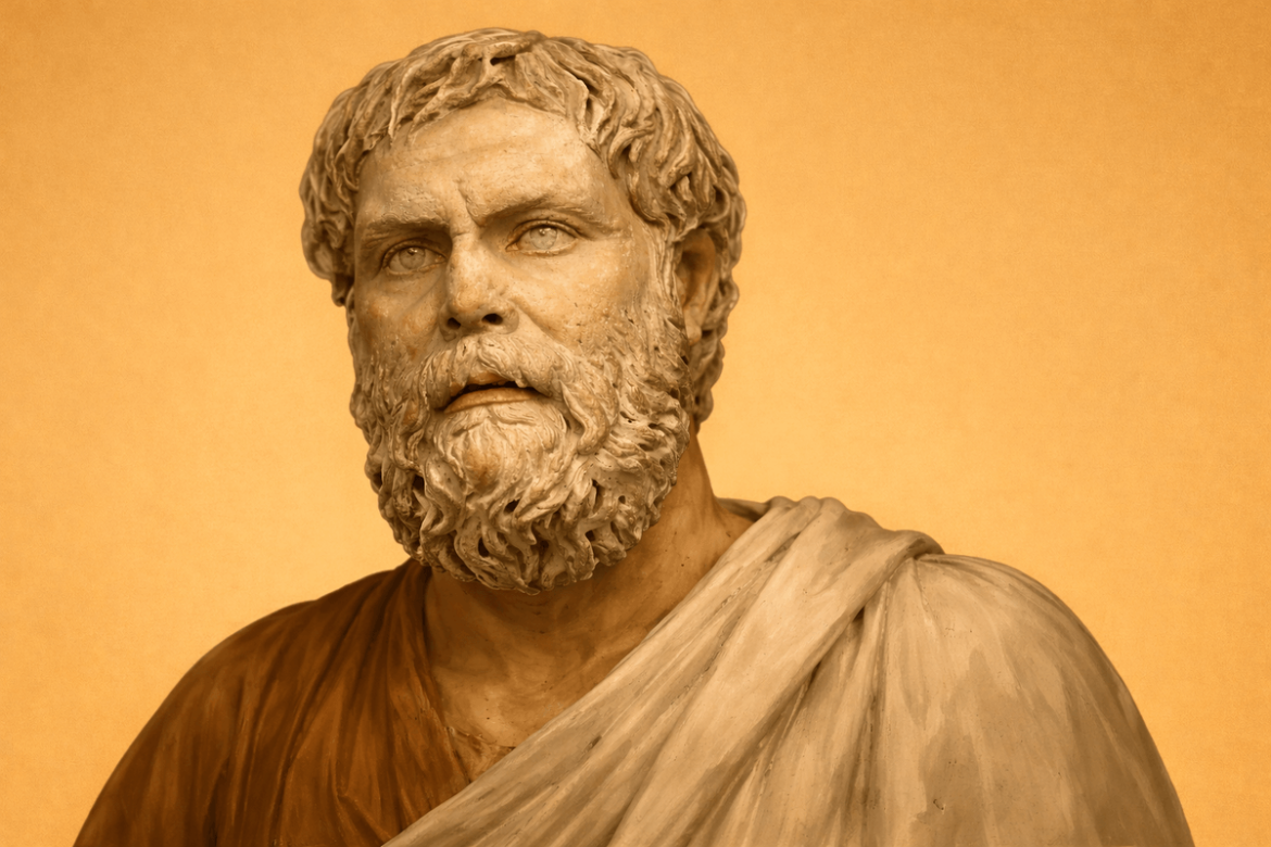 “Solo se ha perdido cuando dejamos de luchar”, Pirrón de Elis, filósofo griego