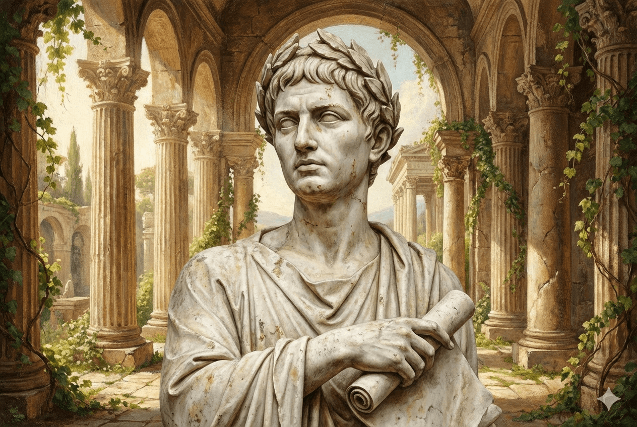 Virgilio, poeta romano, “A la adversidad se la vence con calma.”