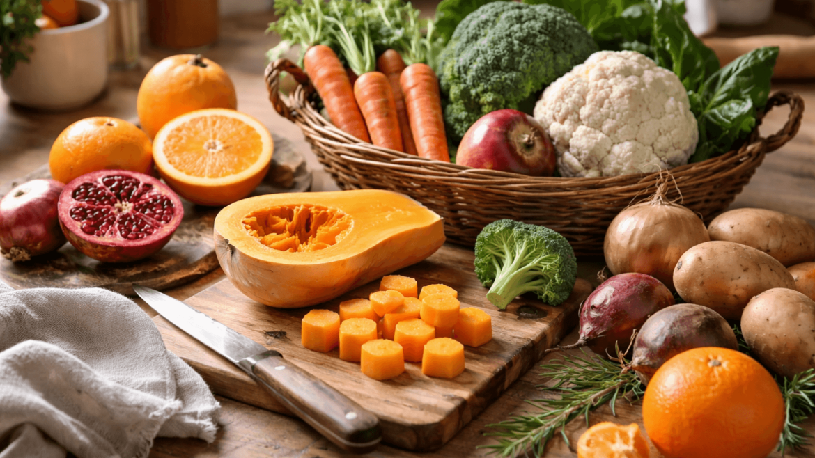 Frutas y verduras de invierno; lista de temporada y cómo aprovecharlas en la cocina