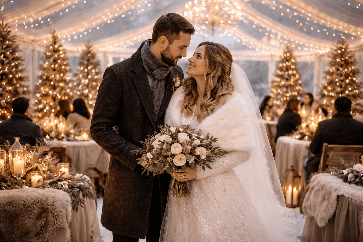 Cómo organizar tu boda en invierno y que salga bien (evita estos errores)