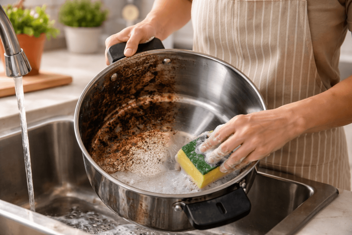 5 trucos para brillar las ollas de acero inoxidable sin rayarlas