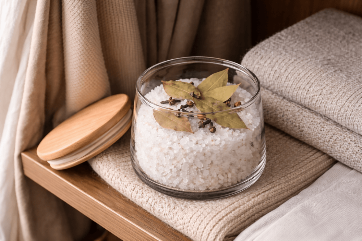 Olor a humedad en casa: la solución con sal, laurel y clavo que perfuma y deshumidifica sin esfuerzo