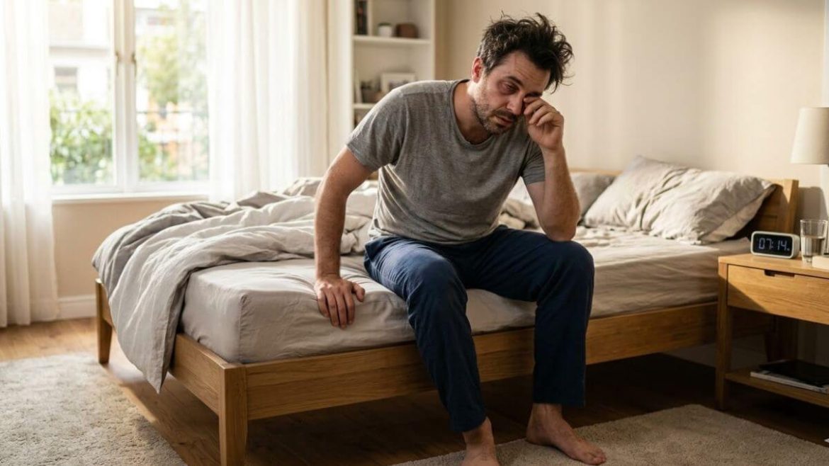 ¿Te despiertas en la mañana ya sin energías? Estos 5 gestos en la noche te están robando el descanso