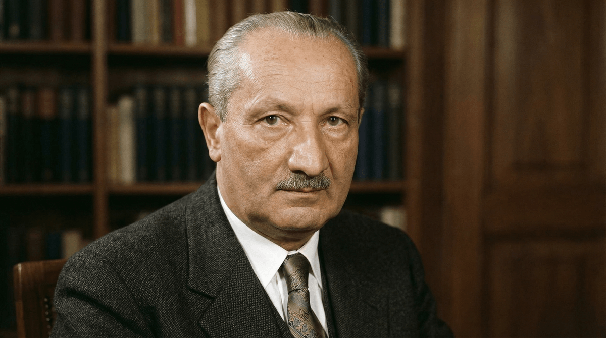 Martin Heidegger, “Quien piensa a lo grande tiene que equivocarse a lo grande”