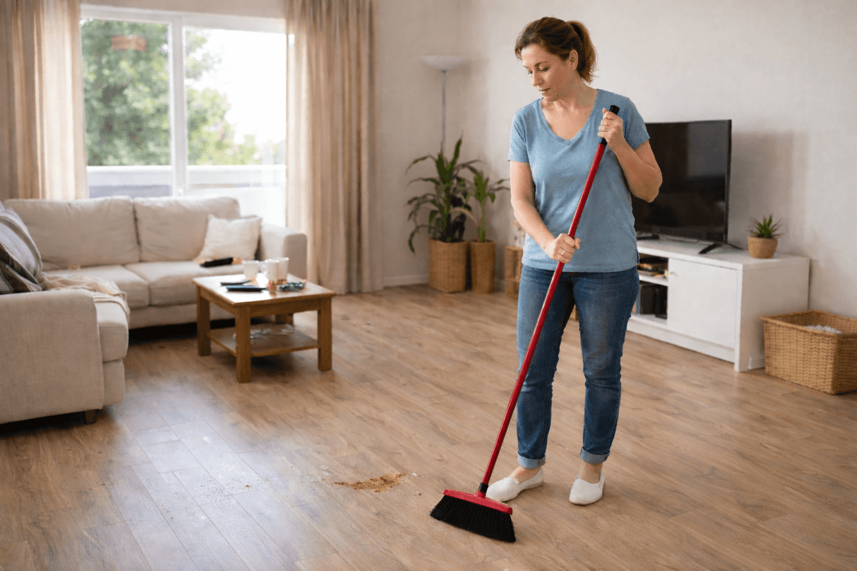 Barres a diario, pero el suelo sigue viéndose sucio: estos 5 fallos son los causantes