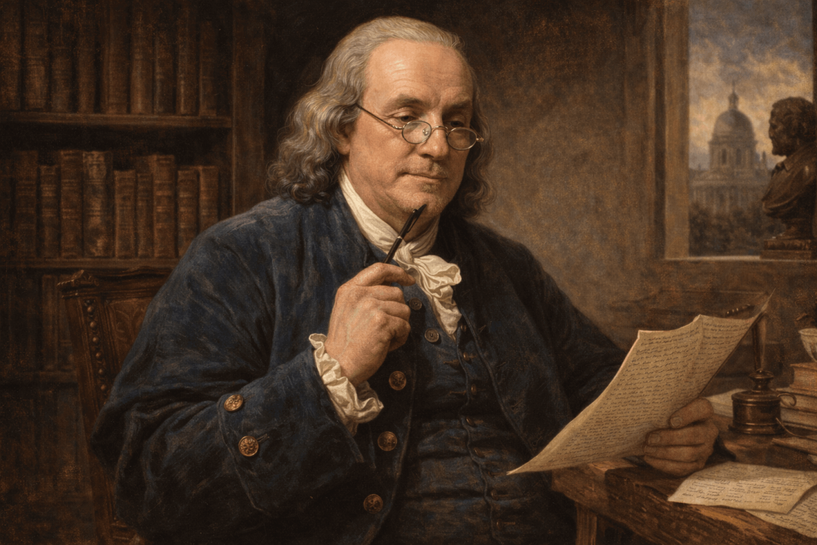 Benjamin Franklin, “No ocultes tus talentos, fueron hechos para usarse. ¿Qué sería de un reloj de sol a la sombra?”