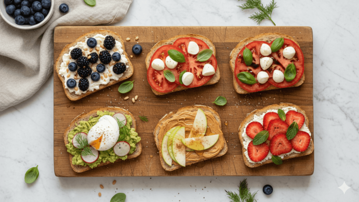 ¿Tus tostadas siempre te saben igual? 8 formas fáciles de convertirlas en algo más sabroso