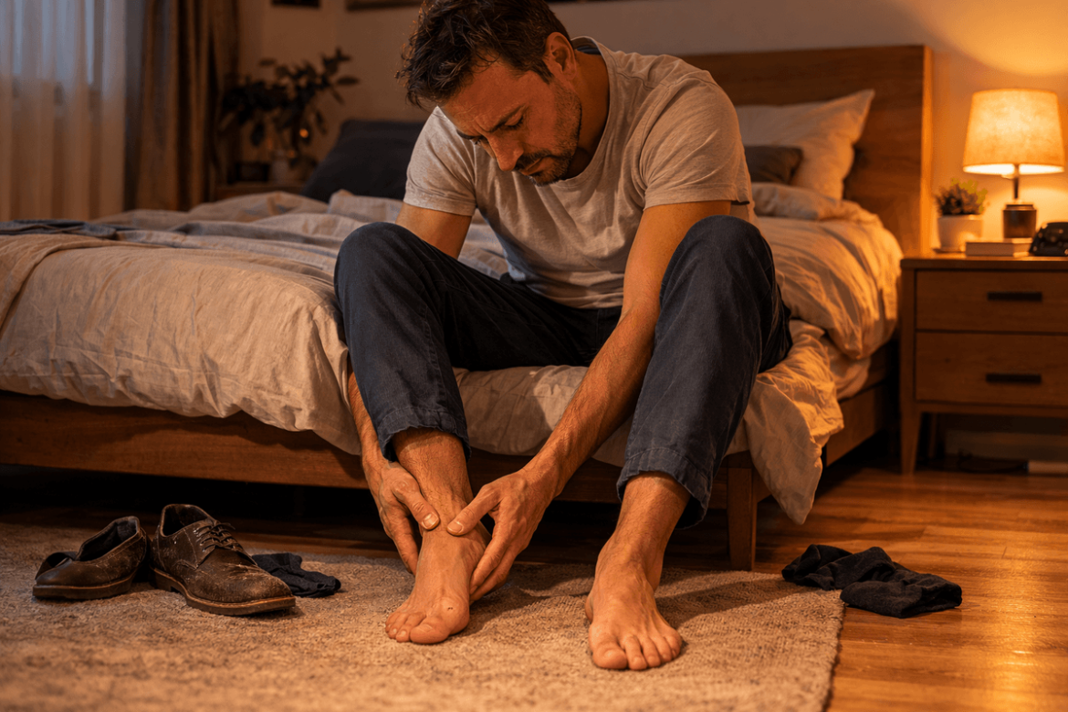 ¿Dolor de pies al final del día? 5 soluciones prácticas para tu descanso