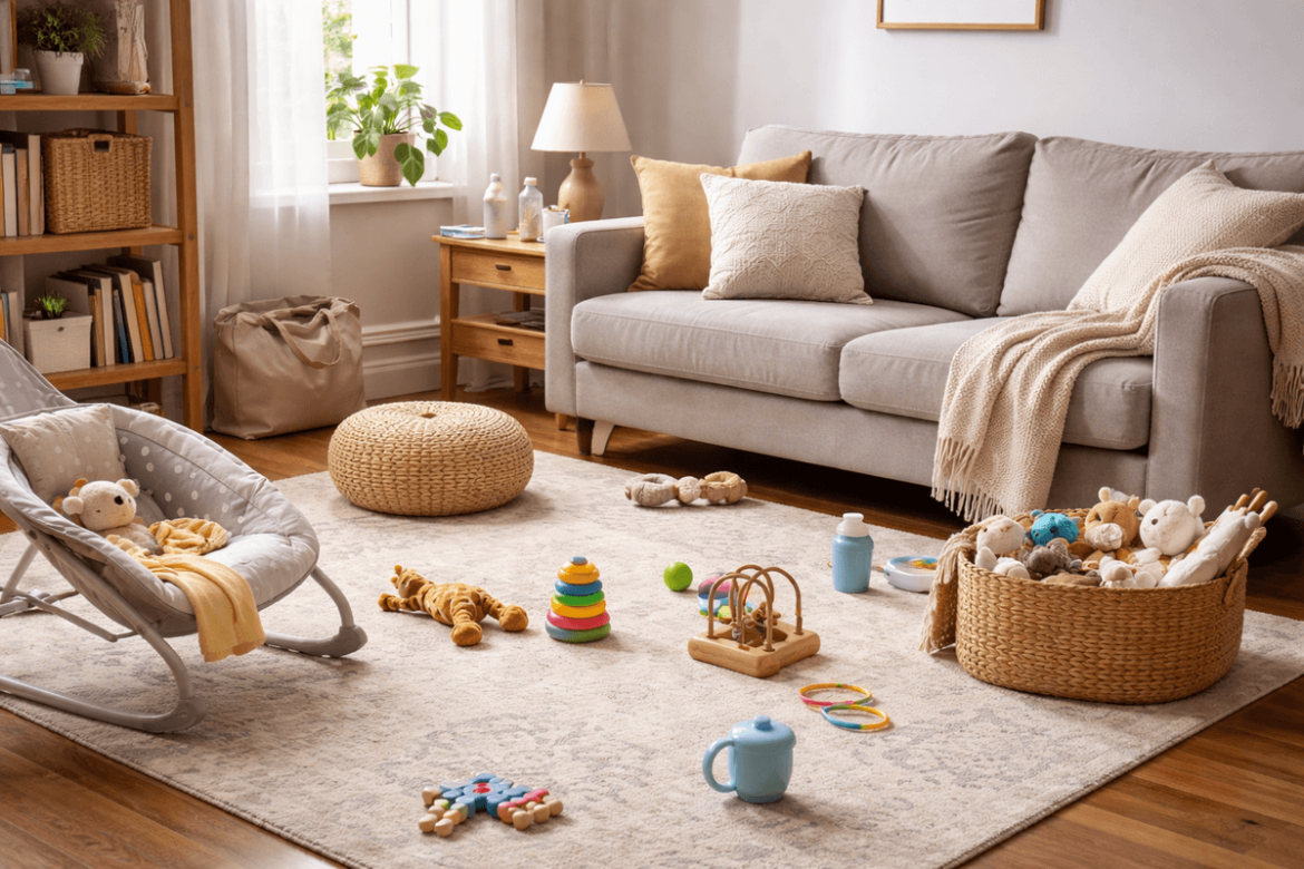 6 rincones de la casa que se desordenan más rápido cuando hay niños