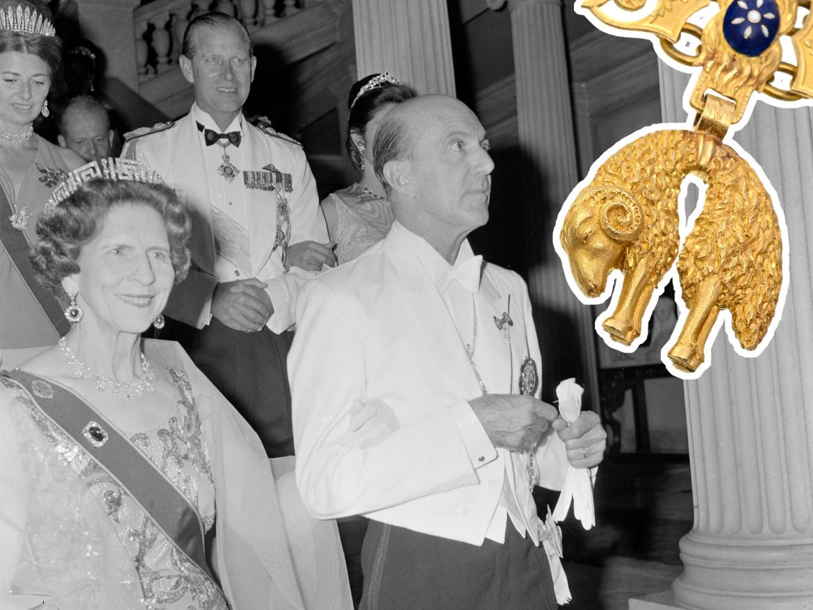 ​El inusual destino del Toisón de Oro que Alfonso XIII concedió al último rey de Italia: el collar de la Orden, a la venta por más de 65.000 euros junto a otras insignias españolas 
