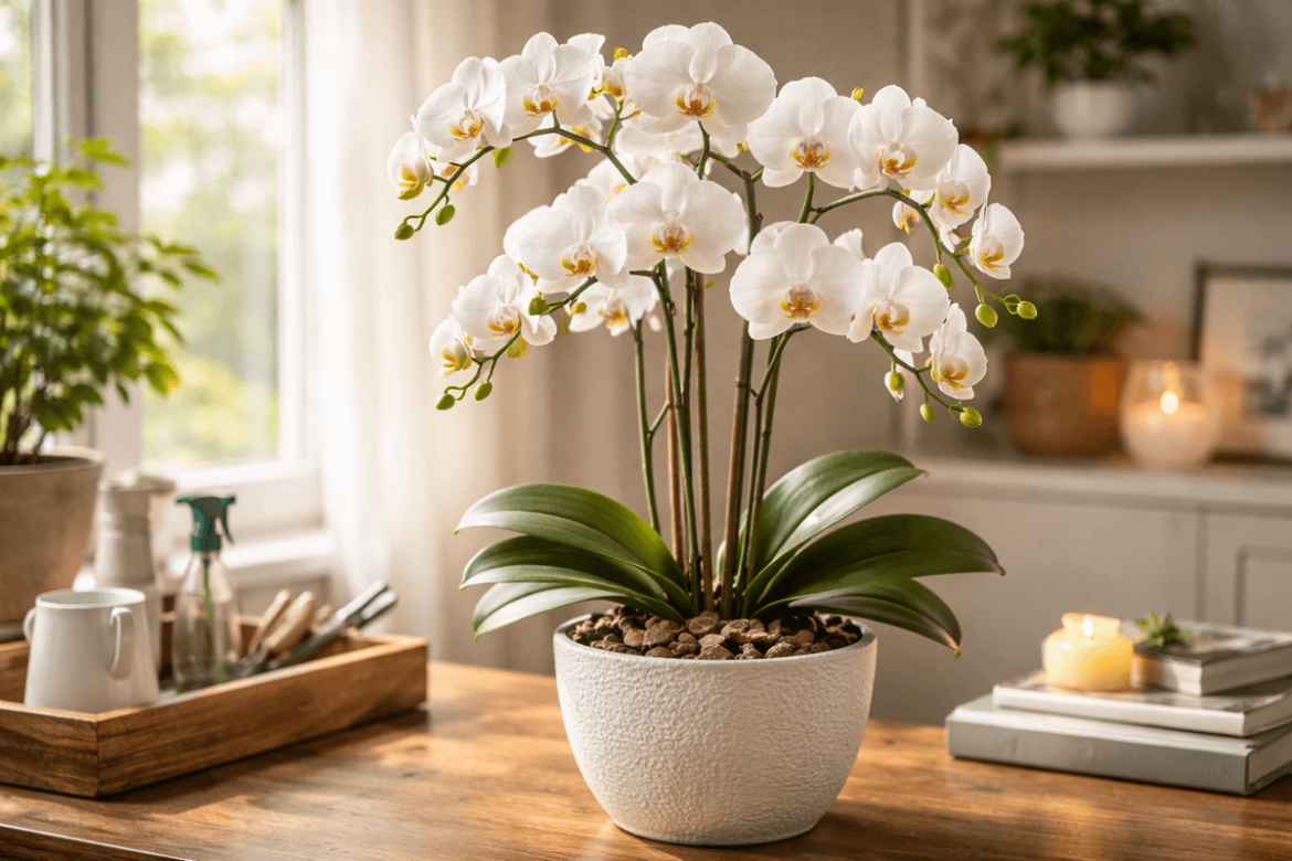 ¡Llegó el momento de trasplantar tus orquídeas! 6 pasos para hacerlo en casa