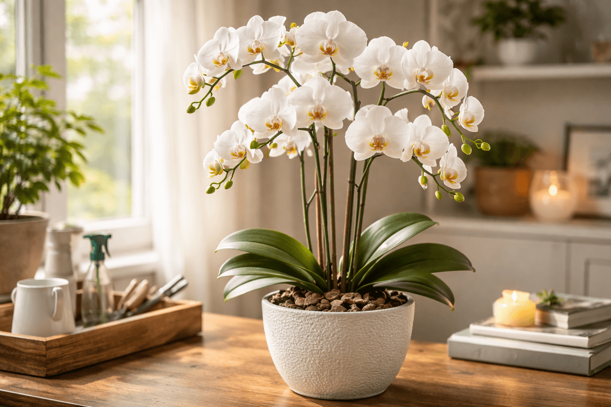 ¡Llegó el momento de trasplantar tus orquídeas! 6 pasos para hacerlo en casa