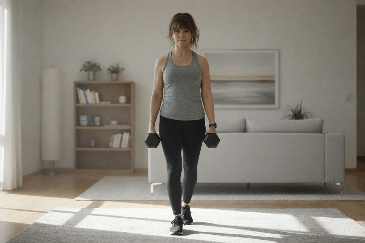 Cómo hacer el paseo del granjero: el ejercicio que mejora tu postura y evita los hombros caídos