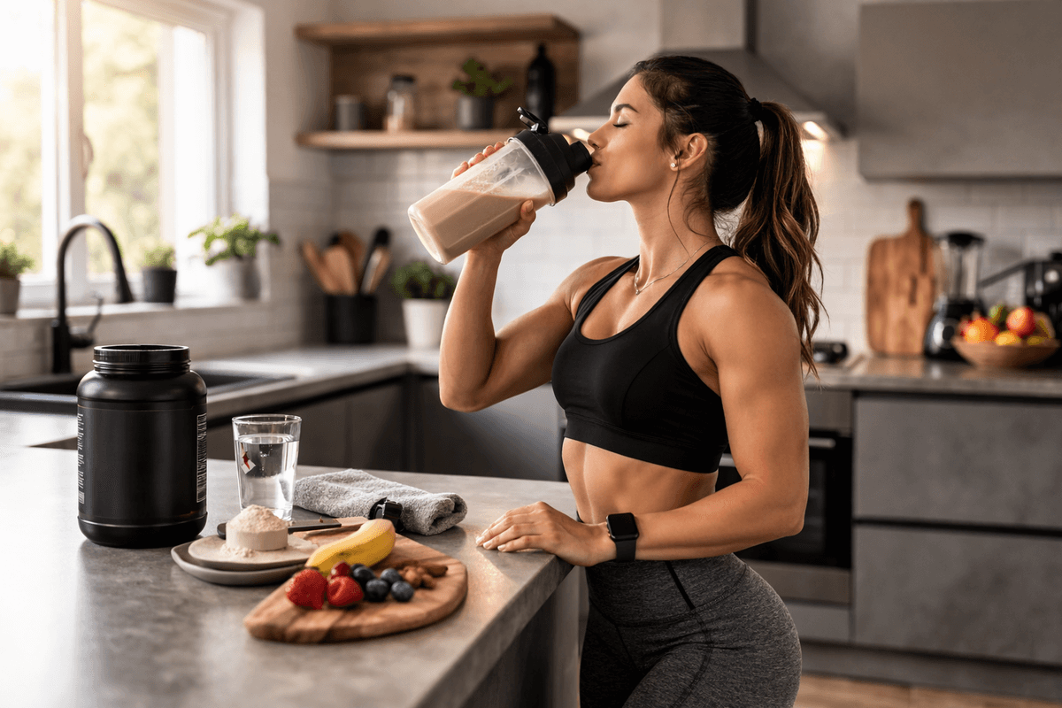 ¿Cuándo es necesario tomar proteína para aumentar la ganancia de músculos?