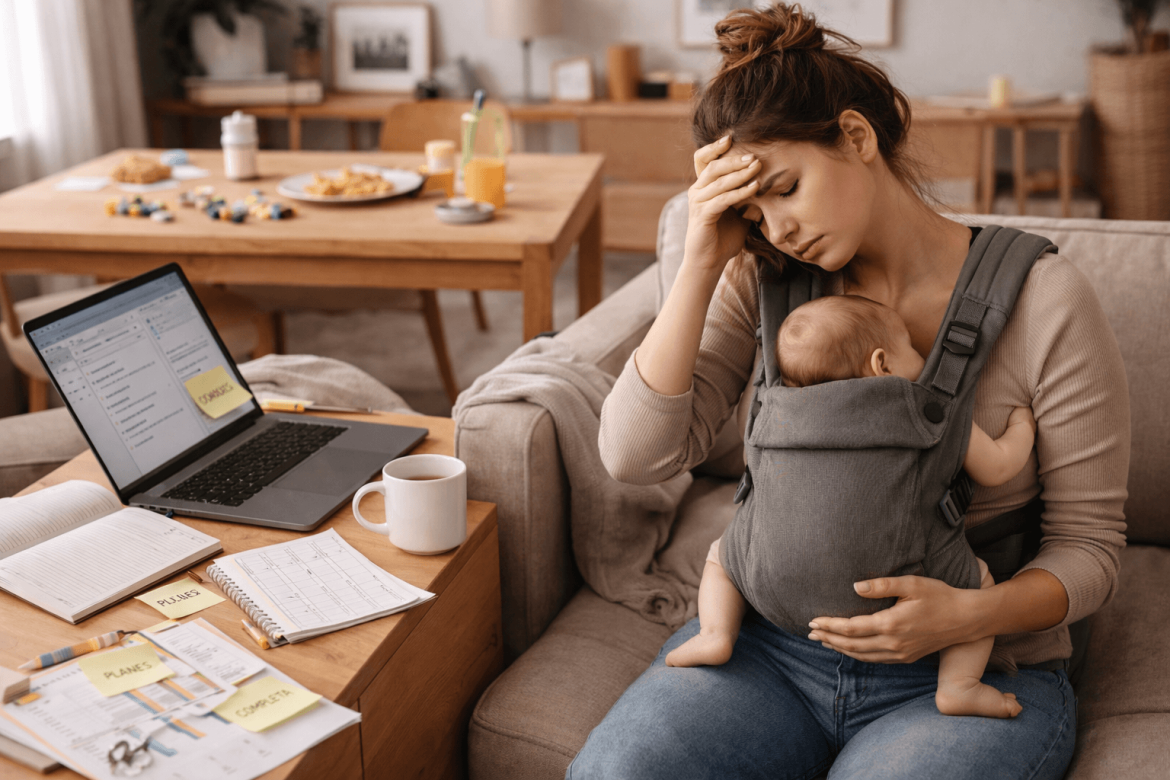 Desde que eres madre, ¿todo se queda a medias? 6 sabotajes que puedes evitar en tu día