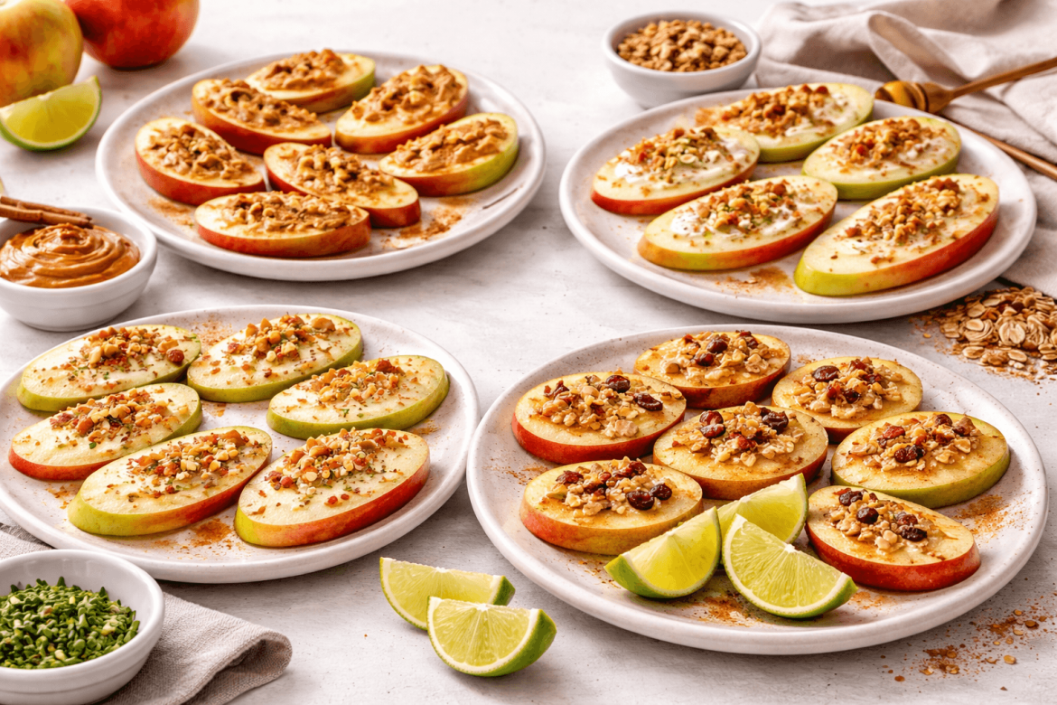 5 formas de transformar una manzana en un snack más sabroso