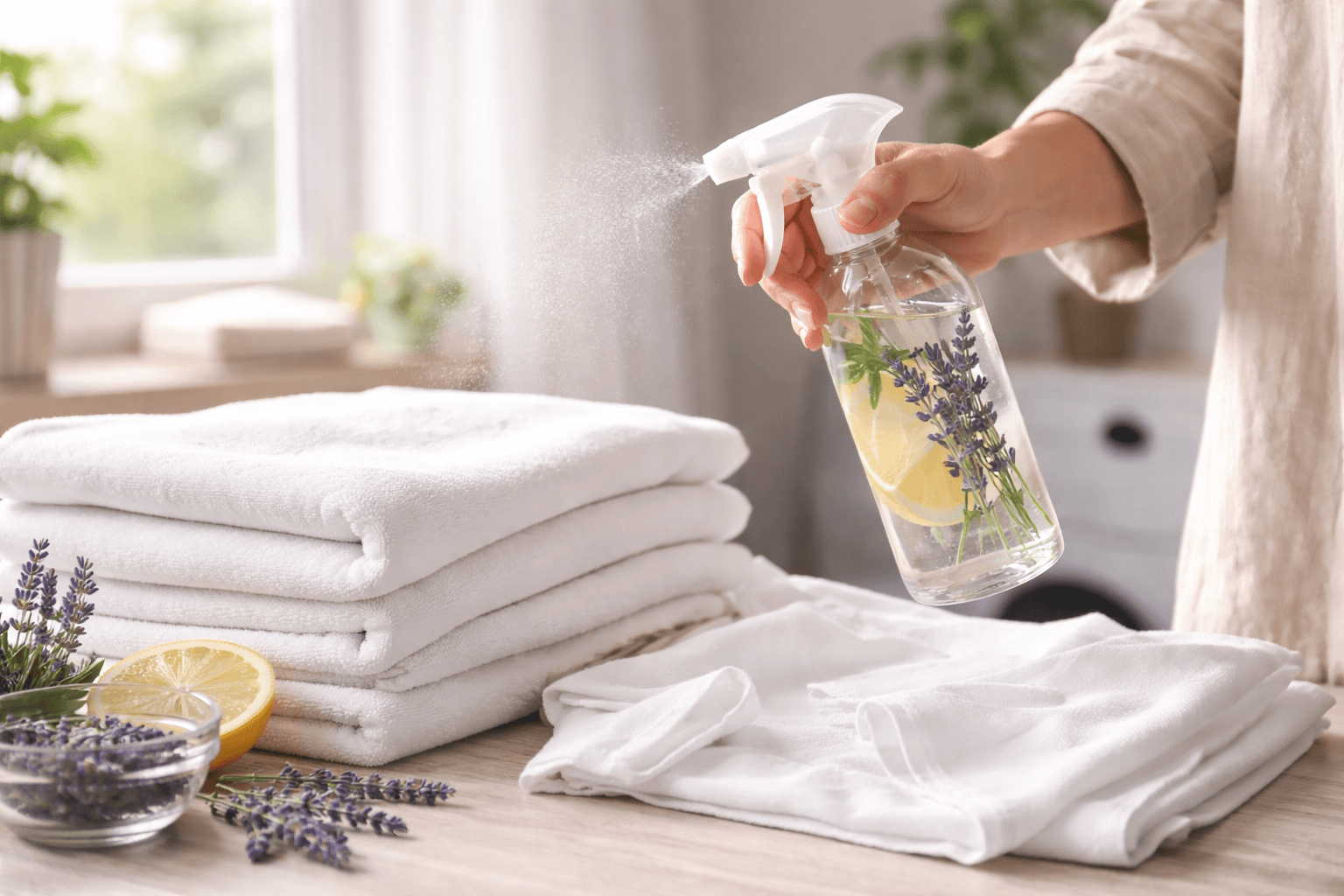 Aprende cómo hacer un spray refrescante aromático para tu ropa limpia que no daña la tela