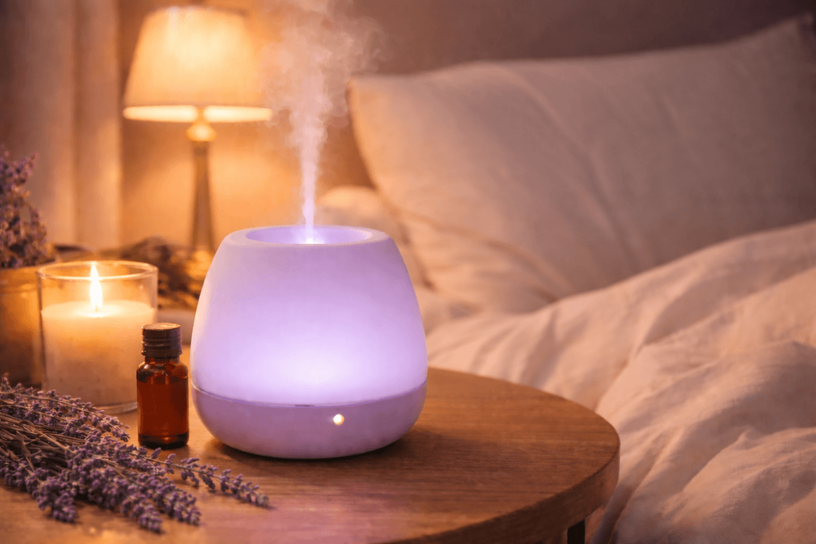 5 aromas relajantes para usar con tu difusor antes de dormir