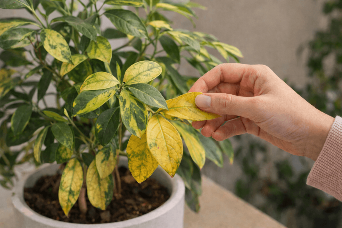 Hojas amarillas en plantas de interior: cómo saber si es agua, luz o estrés