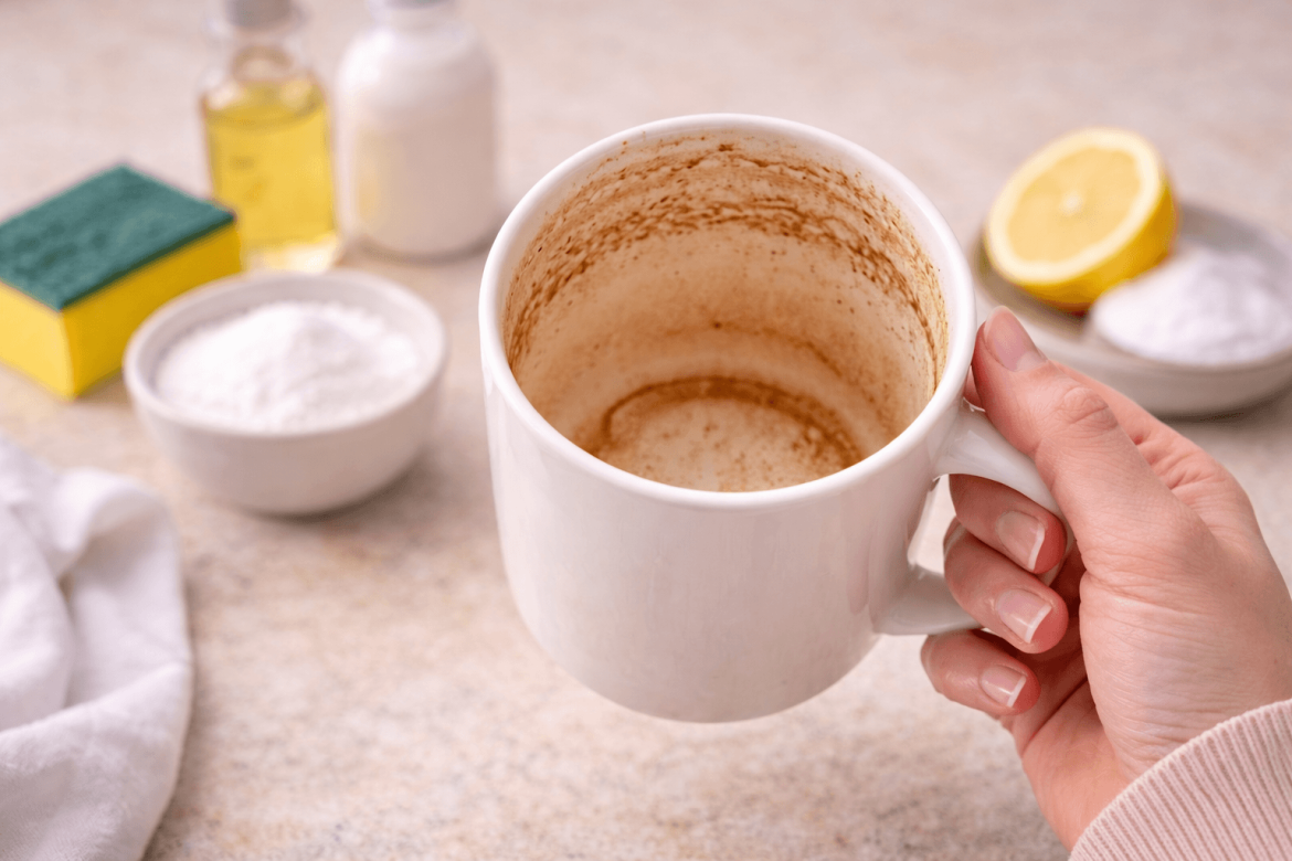 Tazas con manchas de café o té: qué hacer para dejarlas como nuevas